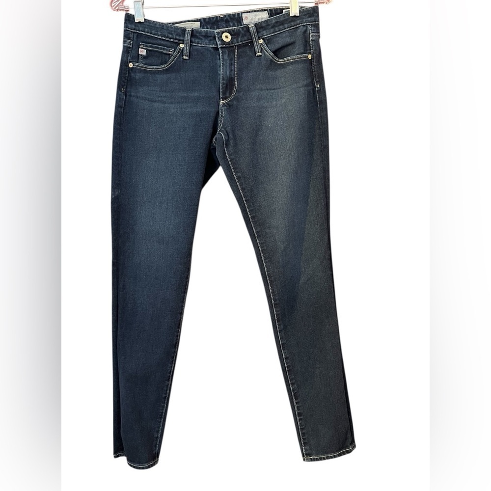 AG Adriano Goldschmied Indigo Denim Contour 360 Legging Ankle Skinny Jeans 27R